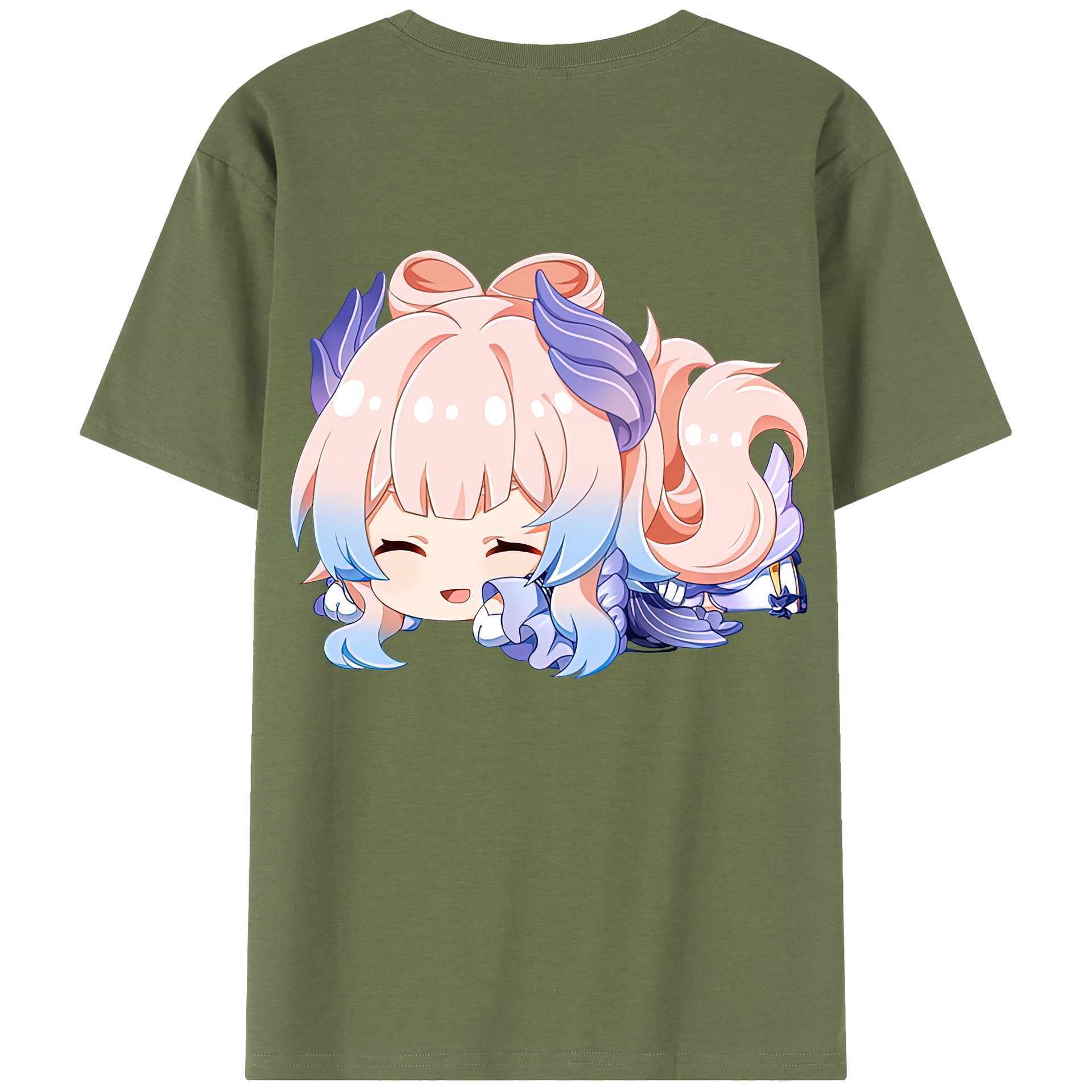 げんし神 珊瑚宮心海 サンゴノミヤ・ココミ genshin Sangonomiya Kokomi 綿100％半袖Tシャツ（背面プリント）
